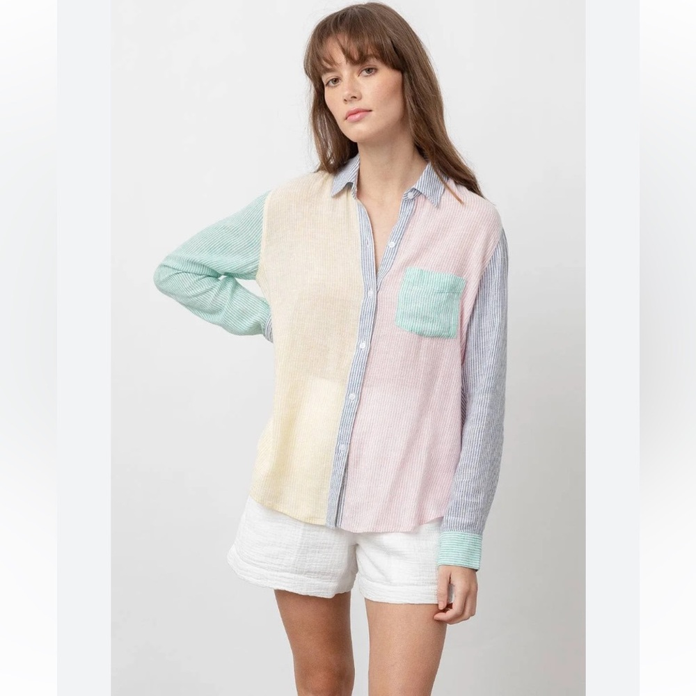 Rails Charli - Mixed Rainbow Stripe | Rails Clothing